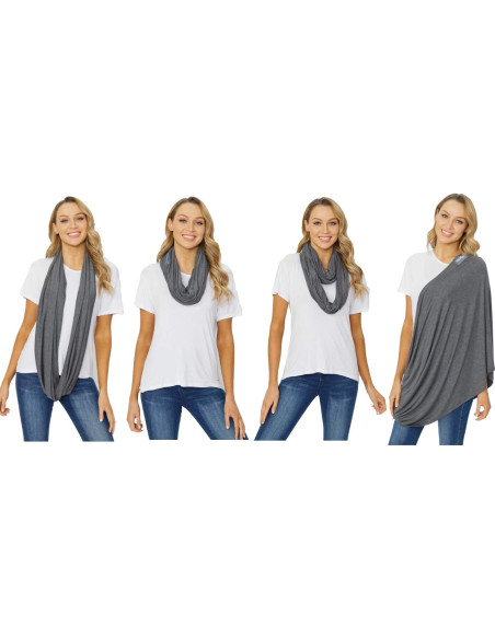 Cubierta de Lactancia NeoTech Care Baby 100% Modal Gris Cubierta de Lactancia NeoTech Care Baby 100% Modal Gris