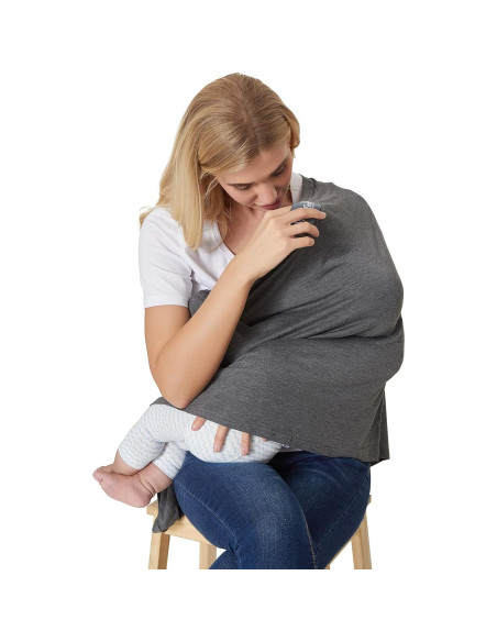 Cubierta de Lactancia NeoTech Care Baby 100% Modal Gris Cubierta de Lactancia NeoTech Care Baby 100% Modal Gris