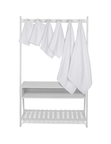 Juego de Toallas de Lujo 100% Algodón Turco BW Luxe Home 6 Piezas