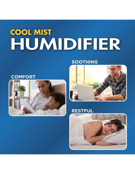 Humidificador Ultrasonico TheraCare Niebla Fría 1.97L Azul Humidificador Ultrasonico TheraCare Niebla Fría 1.97L Azul