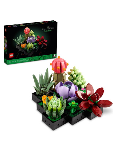 LEGO Suculentas 10309 - Set de Plantas Artificiales