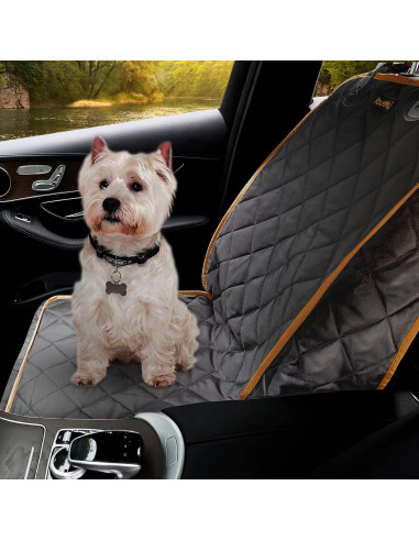 Funda de Asiento Delantero iBuddy Negra Impermeable 2 Pack