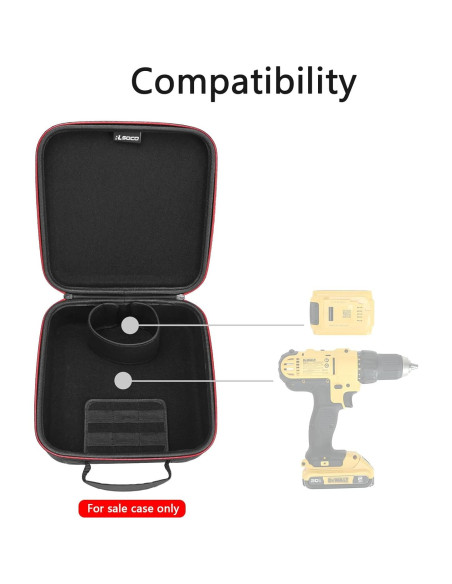 Funda Dura RLSOCO para Taladro DEWALT 20V Max - Almacenamiento Funda Dura RLSOCO para Taladro DEWALT 20V Max - Almacenamiento