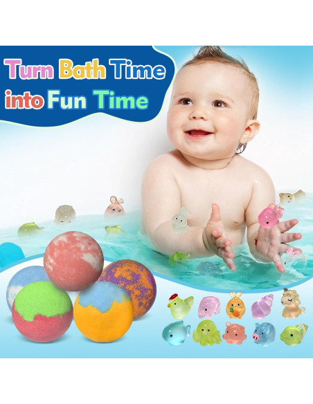 Bombas de Baño para Niños DSW - 30 Aromas y Juguetes Sorpresa Bombas de Baño para Niños DSW - 30 Aromas y Juguetes Sorpresa