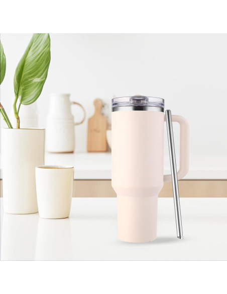6 Pajitas de Acero Inoxidable ZIZAISM para Tumbler Stanley 40oz 6 Pajitas de Acero Inoxidable ZIZAISM para Tumbler Stanley 40oz