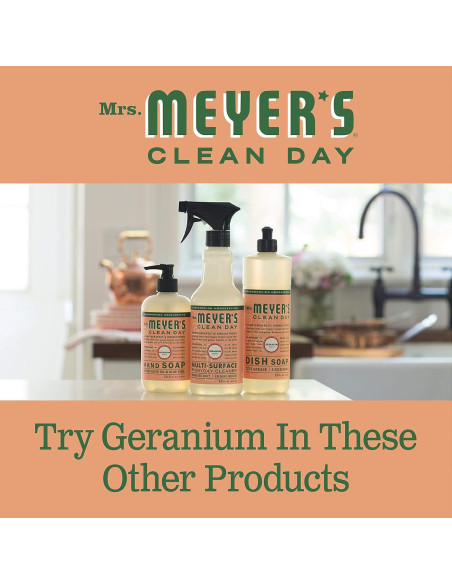Limpiador Multi-Superficie Mrs. Meyer's Geranio 3x0.47L Limpiador Multi-Superficie Mrs. Meyer's Geranio 3x0.47L