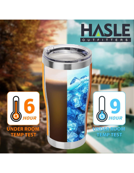Vaso Aislado HASLE OUTFITTERS 20 oz Naranja Doble Pared Vaso Aislado HASLE OUTFITTERS 20 oz Naranja Doble Pared