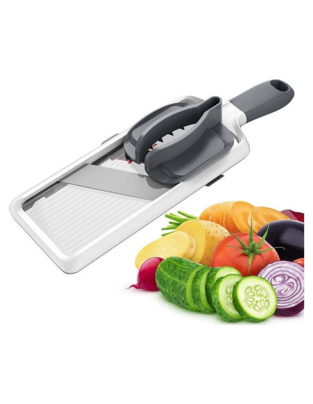 Cortador de Mandolina Genérico Ajustable Acero Inoxidable 3 Grosor Cortador de Mandolina Genérico Ajustable Acero Inoxidable 3 Grosor