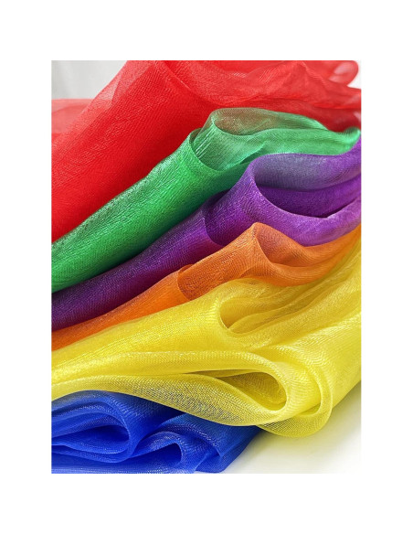 Bufandas de Baile para Niños 12 Pcs 61x61 cm Lolakee Bufandas de Baile para Niños 12 Pcs 61x61 cm Lolakee