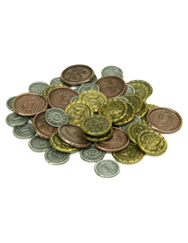 Monedas de Fantasía Roto - Set de 57 Monedas de Metal