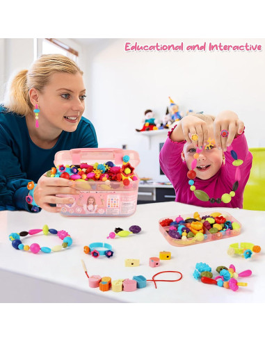 Kit de Fabricación de Joyería BEMITON con Perlas Pop - 5 Piezas