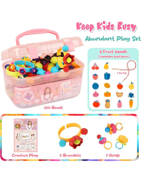Kit de Fabricación de Joyería BEMITON con Perlas Pop - 5 Piezas Kit de Fabricación de Joyería BEMITON con Perlas Pop - 5 Piezas