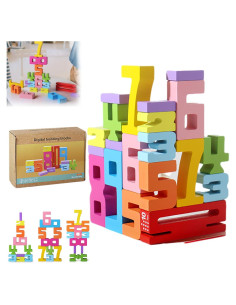 Bloques de Números Montessori Namageer 20pc de Madera