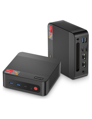 Mini PC Gaming BOSGAME P4 Ryzen 7 5700U 32GB 1TB SSD