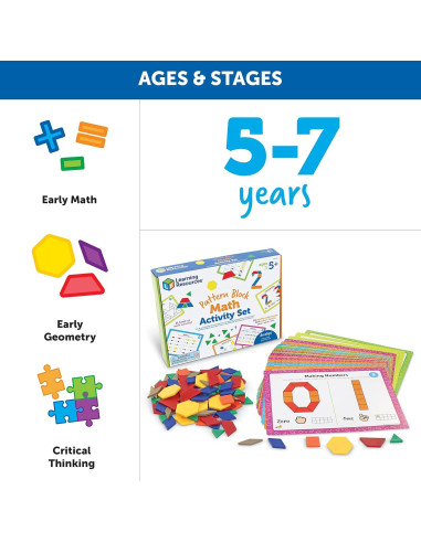 Juego de Actividades Matemáticas Learning Resources - 144 Piezas
