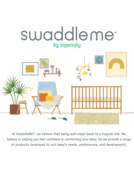 Saco de Noche para Dormir SwaddleMe Ingenuity 6-12 Meses Saco de Noche para Dormir SwaddleMe Ingenuity 6-12 Meses