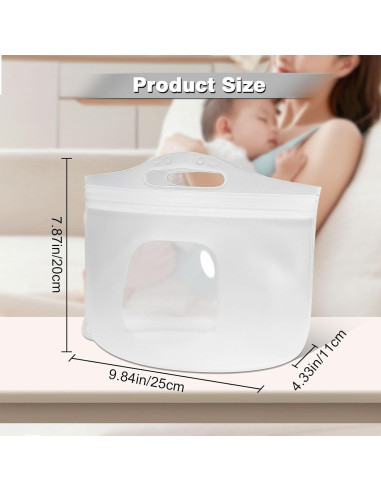 Bolsa de Esterilización de Silicona 2L para Biberones - Reutilizable