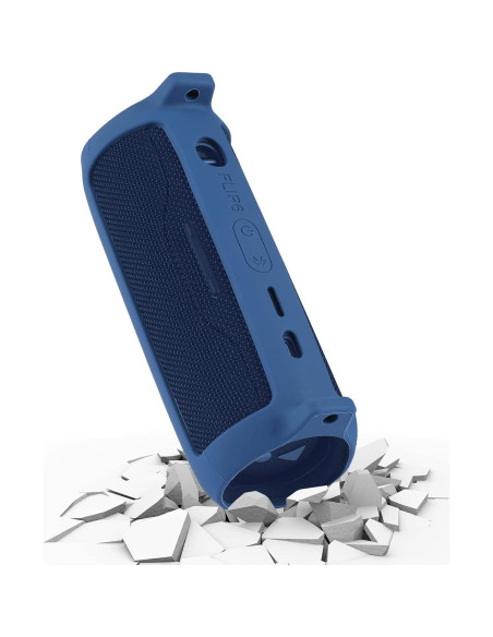 Funda de Silicona Suave co2CREA para JBL Flip 6 Azul Funda de Silicona Suave co2CREA para JBL Flip 6 Azul