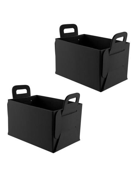 Organizador de Maletero Plegable SINGARO - 2 Unidades Negro Organizador de Maletero Plegable SINGARO - 2 Unidades Negro