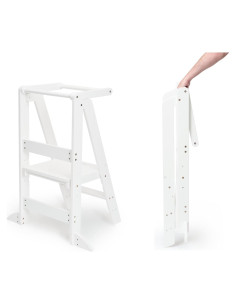 Taburete Plegable para Niños Kieno Kids Blanco 91.4 cm