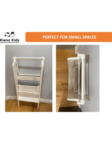 Taburete Plegable para Niños Kieno Kids Blanco 91.4 cm