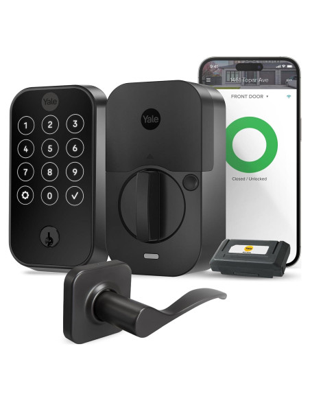 Cerradura Inteligente Yale Assure Lock 2 Wi-Fi con Manija Norwood Cerradura Inteligente Yale Assure Lock 2 Wi-Fi con Manija Norwood