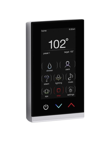 Interfaz Digital de Ducha Táctil KOHLER DTV+ Negro