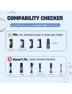 Cilindro de CO2 60L SPOZER para SodaStream - 6 unidades 2