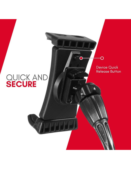 Soporte para Tablet en Portavasos Macally MCUPTABPRO - Ajustable y Rotativo Soporte para Tablet en Portavasos Macally MCUPTABPRO - Ajustable y Rotativo