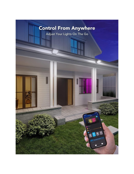 Luces de Inundación Govee H7060, LED RGBIC para Exterior, IP65, Paquete de 4 Luces de Inundación Govee H7060, LED RGBIC para Exterior, IP65, Paquete de 4
