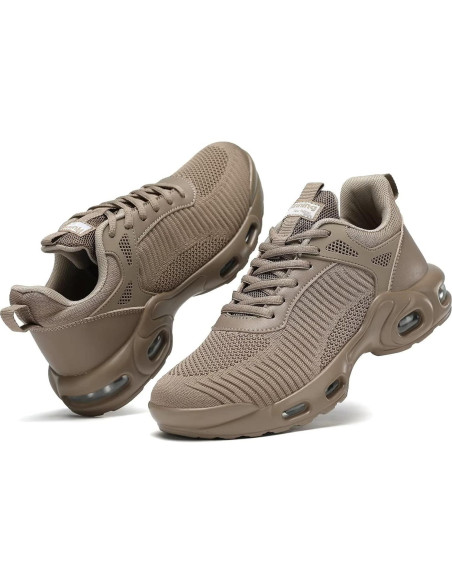 Zapatos de Correr para Hombre Wrezatro 6.5 Caqui Transpirables Zapatos de Correr para Hombre Wrezatro 6.5 Caqui Transpirables