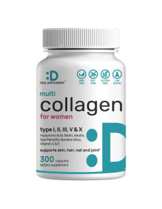 Píldoras de Colágeno Múltiple Deal Supplement 300 Cápsulas