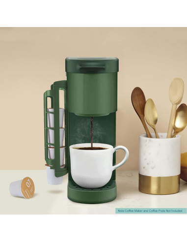 Soporte para cápsulas de café STORAGENIE 2 paquetes Verde Esmeralda