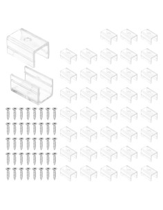 Clips de Montaje para Tiras LED PATIKIL 36pcs 12-12.5mm