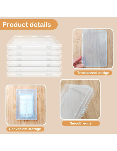Organizador de Almacenamiento de Leche Materna Itechpanda 6 Pcs