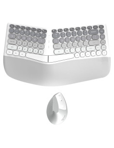Combo Teclado y Ratón Inalámbricos Ergonómicos SQT BOMI