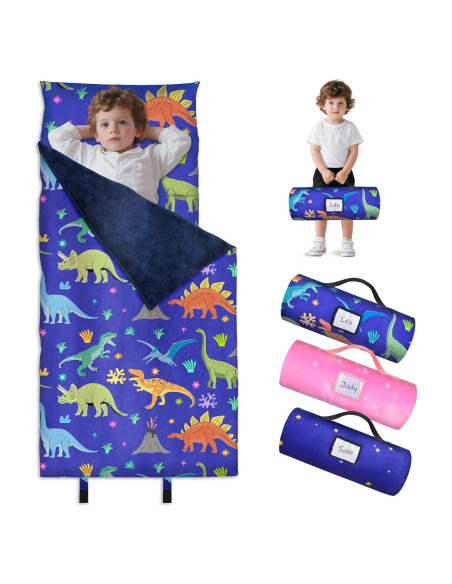 Colchoneta para Siesta Fiodrimy con Almohada Dinosaurio 134.6 cm Colchoneta para Siesta Fiodrimy con Almohada Dinosaurio 134.6 cm