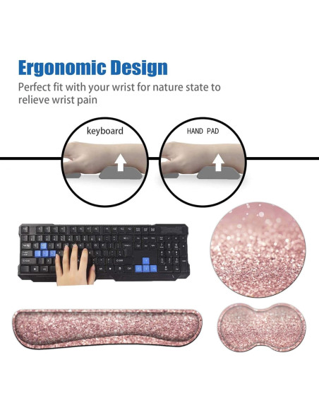 Alfombrilla de Ratón Ergonómica Yuxcfhjfe con Soporte para Muñeca Alfombrilla de Ratón Ergonómica Yuxcfhjfe con Soporte para Muñeca