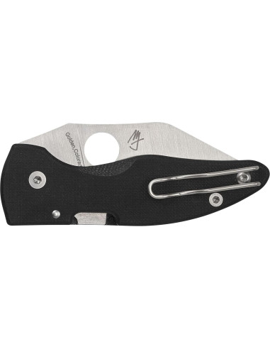 Cuchillo Plegable Spyderco Microjimbo C264GP Negro G-10 9.84cm