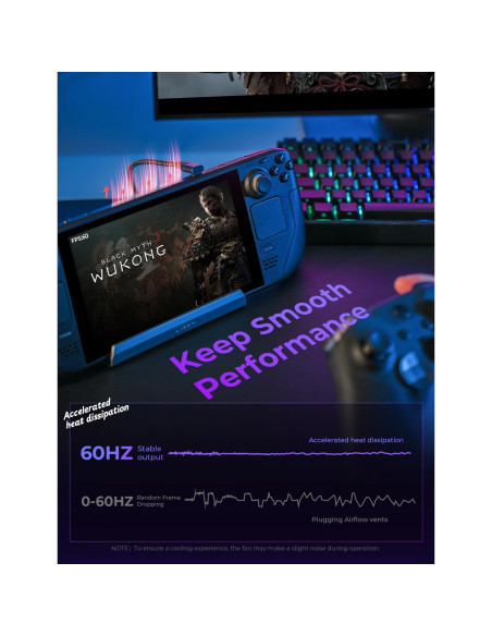 Estación de Acoplamiento LISEN para ASUS ROG ALLY X y Steam Deck 4K Estación de Acoplamiento LISEN para ASUS ROG ALLY X y Steam Deck 4K