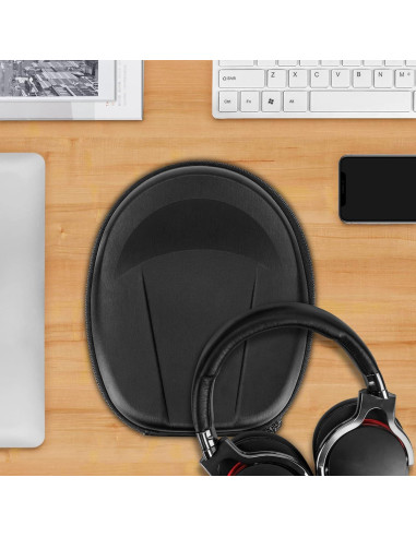 Funda Dura para Auriculares Geekria EJB81-01 Negra 21.5x17.5cm