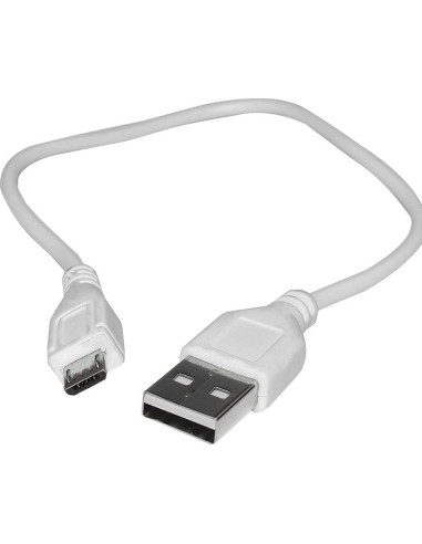 Cable de Carga USB a Micro USB Saipomor 20CM Blanco