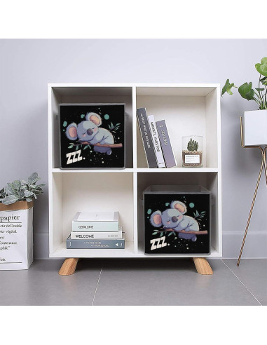 Cubo de Almacenamiento Plegable Koala 26.9x26.9x26.9cm