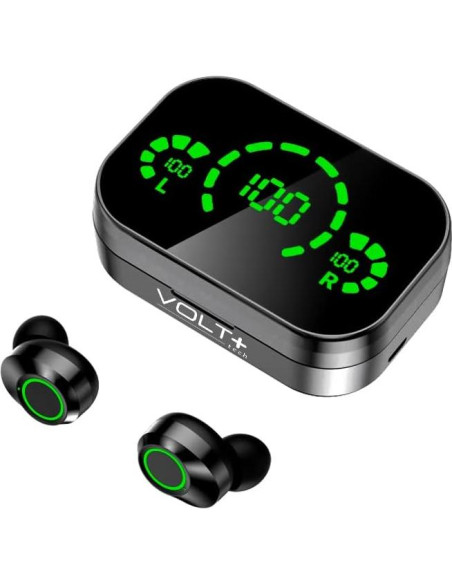 Auriculares Inalámbricos VOLT+ Plus Tech F9 Bluetooth 5.3 IPX5 Auriculares Inalámbricos VOLT+ Plus Tech F9 Bluetooth 5.3 IPX5