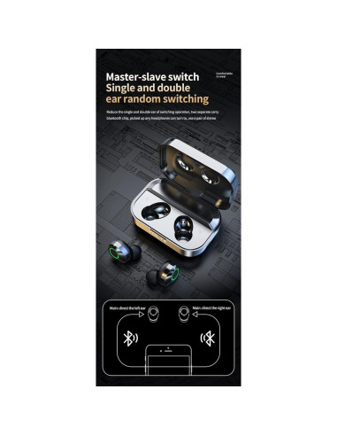 Auriculares Inalámbricos VOLT+ Plus Tech F9 Bluetooth 5.3 IPX5