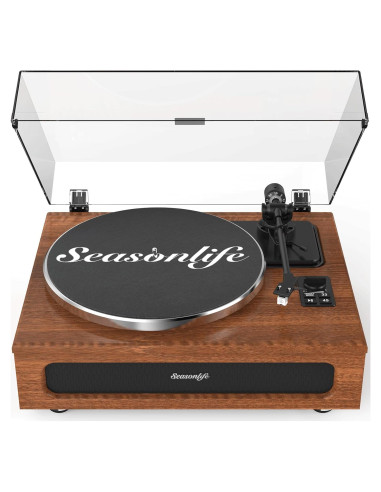 Tocadiscos Retro Seasonlife HQ-KZ018 Bluetooth 4 Altavoces