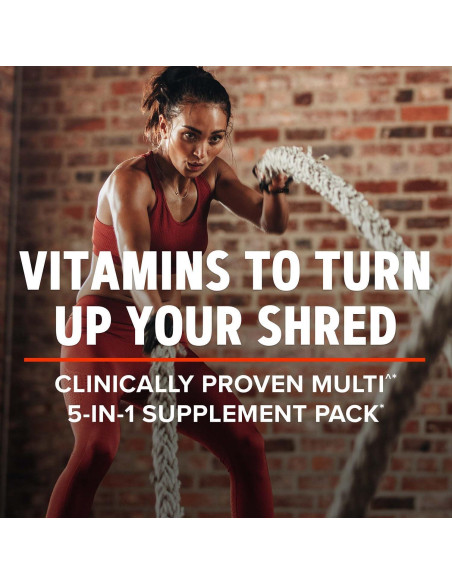 Vitapak No Estimulante Ripped Mujeres GNC AMP 5 en 1 Vitaminas Vitapak No Estimulante Ripped Mujeres GNC AMP 5 en 1 Vitaminas