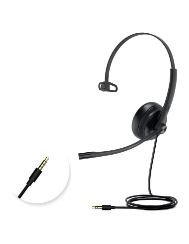 Auriculares con cable Yealink UH34 3.5mm con micrófono y cancelación de ruido