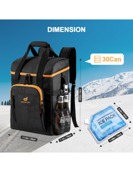 Mochila Enfriadora Odoland 22L a Prueba de Fugas para Camping Mochila Enfriadora Odoland 22L a Prueba de Fugas para Camping
