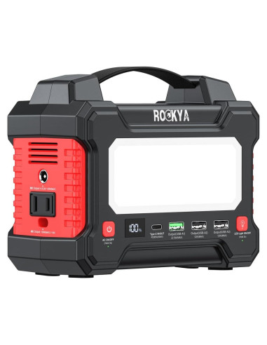Estación de Energía Portátil ROCKYA 45000mAh 150W con Linterna